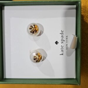 Kate Spade Pearls On Pearl Studs Nwt